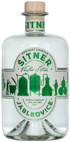 Chateau distillery Blatná Šitner Jablkovice 0,7 l 45% - Spirit - Main image