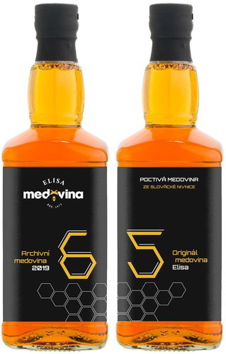 Mead Elisa - 65th birthday present 2 × 0,5 l 11 % - Gift Box - Main image