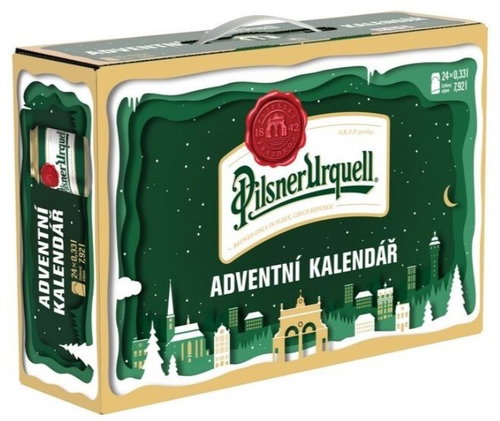 Pilsner Urquell beer advent calendar 24 × 330 ml Main image Pilsner Urquell beer advent calendar 24 × 330 ml - Advent Calendar - Main image
