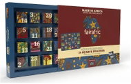 WeltPartner BIO Adventní kalendář fairafric, 4 × 6 druhů pralinek, vegan, 240 g - Adventní kalendář