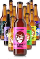 Pivovar Krušnohor – mix ejlů 12 × 1 l - Pivo