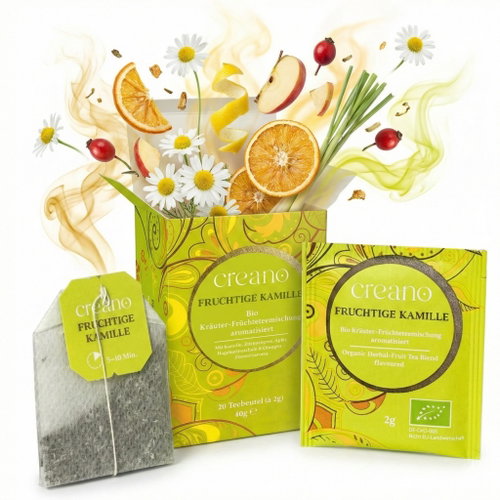 Creano Bio Fruity Camomile - Chamomile & Fruit, 20 sachets - Tea - Main image