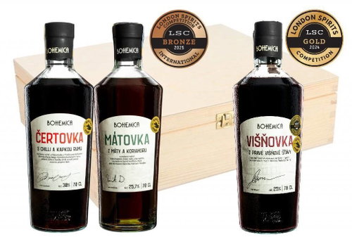 BOHEMICA liqueur gift set 3 × 0,7 l - Liqueur - Main image