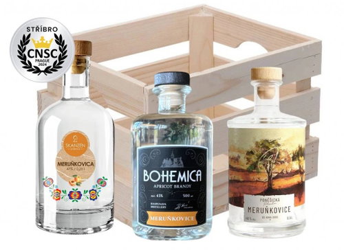 Destilerka Apricot Brandy Gift Box 3 × 0.5L - Spirit - Main image
