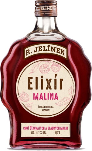 Rudolf Jelínek Raspberry Elixir 14.7% ABV, 0.7L - Liqueur - Main image