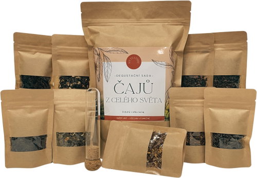Sortland Gift Set of Teas from Around the World – 9 varieties + tea strainer - Tea - Main image