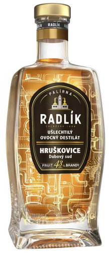 Radlík Hruškovice oak cask 0.5L 43% vol. - Spirit - Main image