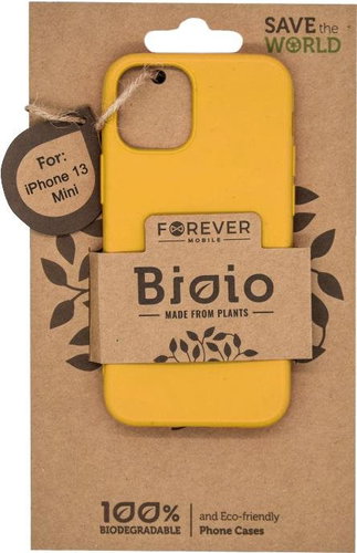 Forever Bioio for Apple iPhone 13 mini Yellow - Phone Cover - Main image