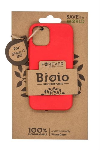 Forever Bioio for Apple iPhone 12 mini, Red - Phone Cover - Main image