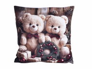 Forbyt Christmas cover Teddy bears CYC31007 40 × 40 cm - Pillowcase