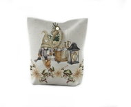 Forbyt Christmas doorstop Elf with lantern CYH6060C, 22 × 23 cm - Christmas Decoration