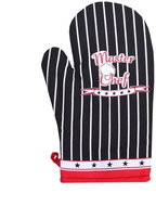 Forbyt Master Chef kitchen mitt black 1 piece 18 × 28 cm - Oven Mitt