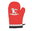 Red kitchen mitt 1 piece 18 × 28 cm