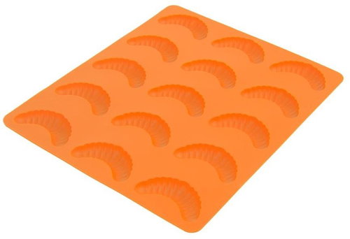 ORION Crescents Silicone Mould 15 ORANGE - Baking Mould - Main image