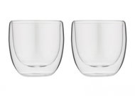 Forever Eva Espresso cups 2 pcs 80 ml - Glass