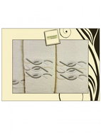 4sleep Dárkové balení ručníků a osušek Artiborda - krémová 62 - Towel Set