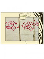 4sleep Dárkové balení ručníků a osušek Artiborda - krémová 63 - Towel Set