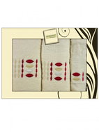 4sleep Dárkové balení ručníků a osušek Artiborda - krémová 64 - Towel Set