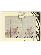 4sleep Dárkové balení ručníků a osušek Artiborda - krémová 65 - Towel Set