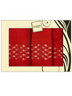 4sleep Dárkové balení ručníků a osušek Artiborda - červená 70 - Towel Set