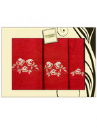 4sleep Dárkové balení ručníků a osušek Artiborda - červená 71 - Towel Set