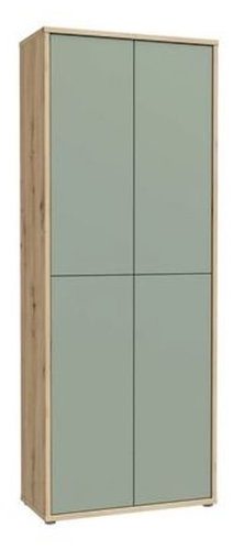 Forte ACSS822-M888 Alice Springs oak artisan/ light green - Shoe Rack - Main image