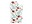 BY101 Christmas kitchen mitt 18 × 28 cm, pine cones