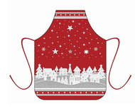 Forbyt Children's apron 64 × 50 cm, Winter village red - Children's Apron