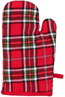 Forbyt Christmas kitchen mitt Cube red 1 piece, 18 × 28 cm - Oven Mitt