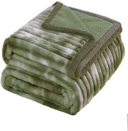 4sleep Microfleece blanket sheep/lamb 160 × 200 cm, Mourek khaki - Blanket