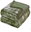 Microfleece blanket sheep/lamb 160 × 200 cm, Mourek khaki
