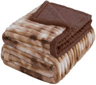 4sleep Microplush blanket sheep/lamb 160 × 200 cm, Mourek brown - Blanket