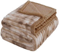 4sleep Mikroplyšová deka ovečka/beránek 160 × 200 cm, Mourek oříšek - Deka