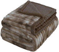 4sleep Microfleece blanket sheep/lamb 160 × 200 cm, Mourek latte - Blanket