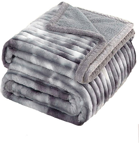 4sleep Microplush blanket sheep/lamb 160 × 200 cm, Mourek grey - Blanket - Main image