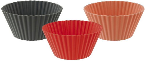 Dr. Oetker Silikonové formičky na muffiny, 12 ks, barevné - Moulds - Main image