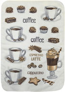 4sleep 40 × 60 cm, Coffee espresso latté - Microfiber Cloth