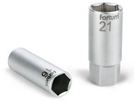 Fortum (4700902) Spark plug socket, 1/2", 16 mm, L 65 mm, 61CrV5 - Socket Head