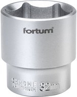 Fortum (4700432) socket, 1/2", 32 mm, L 44 mm, 61CrV5 - Socket Head