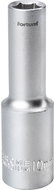 Fortum (4700510) socket, extended, 1/2", 10 mm, L 77 mm, 61CrV5 - Socket Head