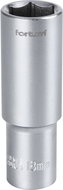 Fortum (4700518) socket, extended, 1/2", 18 mm, L 77 mm, 61CrV5 - Socket Head