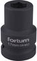 Fortum (4703017) hlavice nástrčná rázová, 3/4“, 17 mm, L 52 mm, CrMoV - Nástrčná hlavice