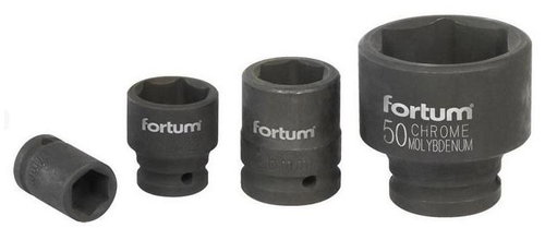 Fortum (4703027) Impact socket, 3/4", 27 mm, L 52 mm, CrMoV - Drive Socket - Main image