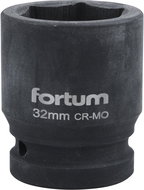 Fortum (4703032) Impact socket, 3/4", 32 mm, L 54 mm, CrMoV - Socket Head