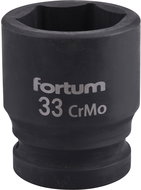 Fortum (4703033) Impact socket, 3/4", 33 mm, L 57 mm, CrMoV - Socket Head