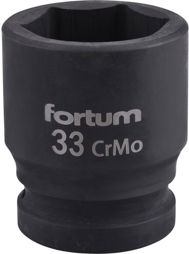 Fortum (4703033) Impact socket, 3/4", 33 mm, L 57 mm, CrMoV - Drive Socket - Main image