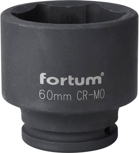 Fortum (4703060) Impact socket, 3/4", 60 mm, L 70 mm, CrMoV - Drive Socket - Main image