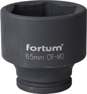 Fortum (4703065) Impact socket, 3/4", 65 mm, L 80 mm, CrMoV - Socket Head