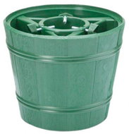 FORMPLASTIC Tree stand - plastic, PLANET SMALL 1 green, volume 1 l - Tree Stand