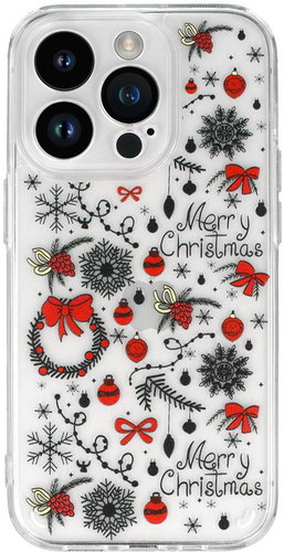 Tel Protect Christmas iPhone 15 Pro Max - vzor 5 Vánoční ozdoby - Phone Cover - Main image